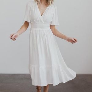 White Midi Dress (NWT)